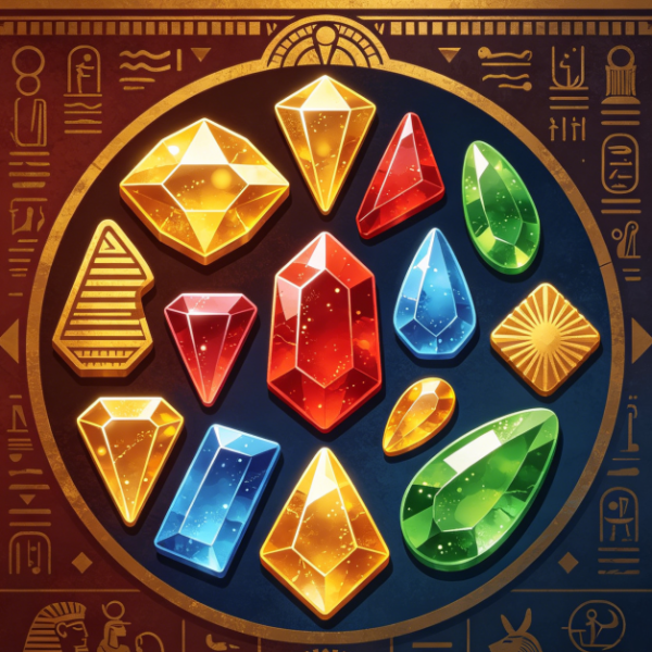Mysterious Egyptian Pharaoh Gems