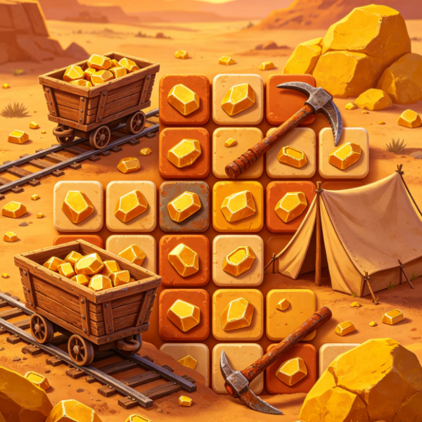 Wild West Gold Rush Match-3
