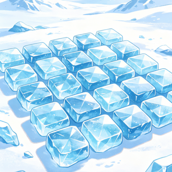 Arctic Snowscape Ice Crystal Match-3