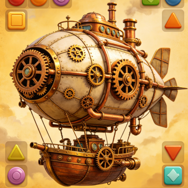 Steampunk Airship Puzzle