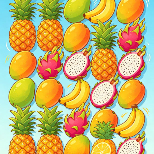 Tropical Fruit Fiesta Match-3