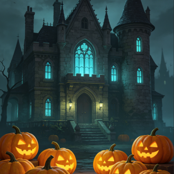 Haunted Castle Pumpkin Match