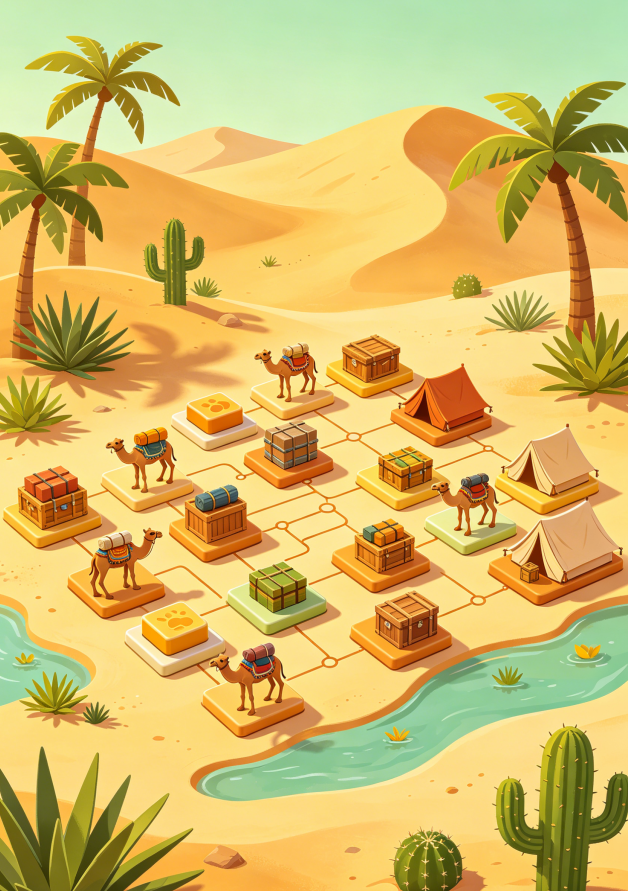 Desert Oasis Caravan Match-3 - Image 2