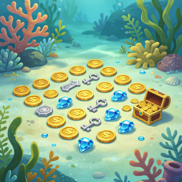 Atlantis Treasure Puzzle Quest